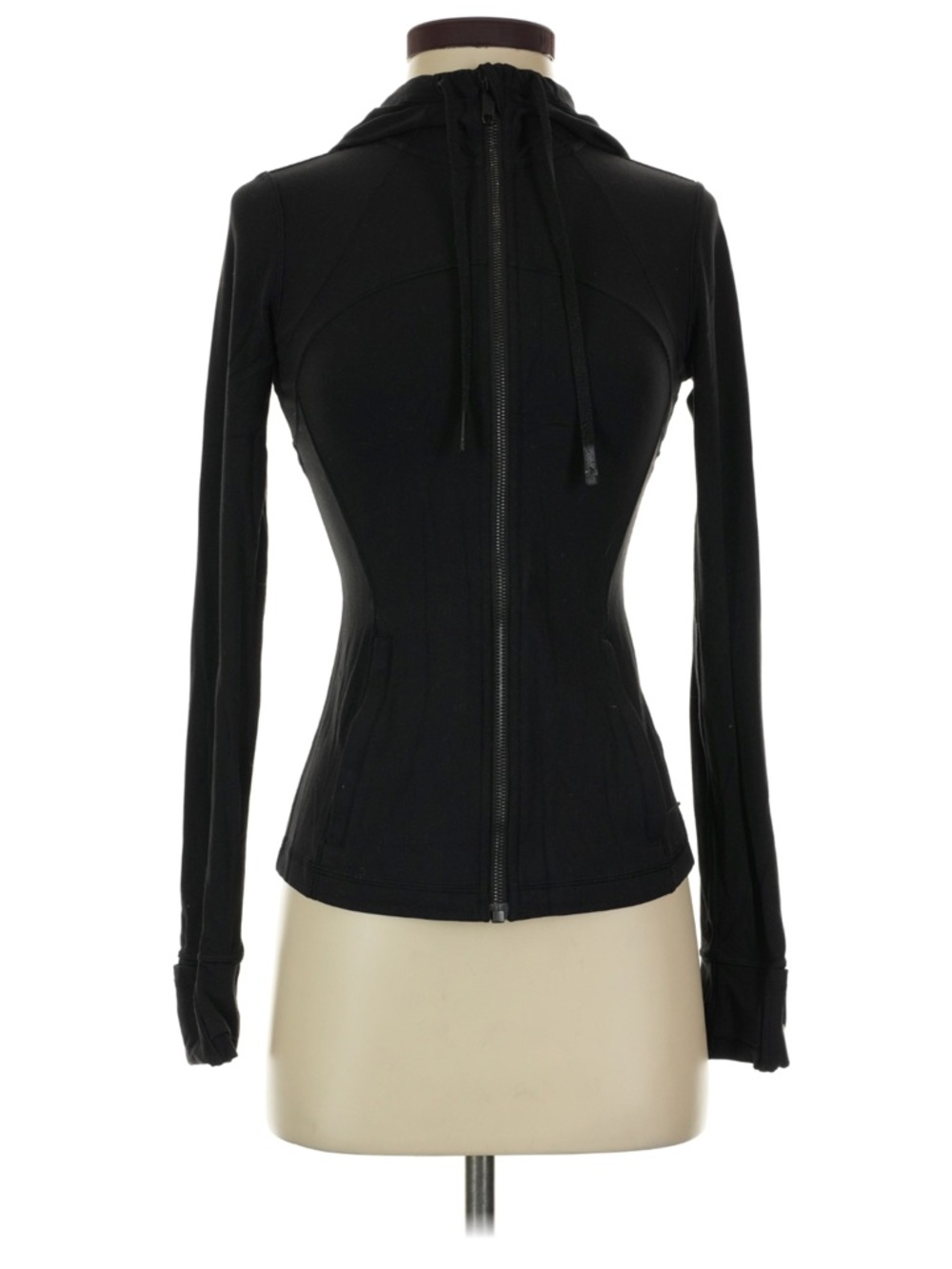 lululemon athletica Define Hooded Black Fitted Zip-Up Jacket - Picture 2 of 7